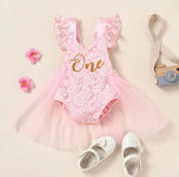 Princess Baby Dress Tulle Tutu Romper.